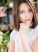 センターパート前下がり小顔ワンレンボブディa志木20代30代40代