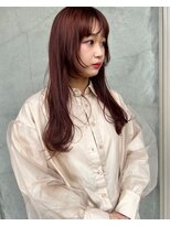 ルブランヘアギャラリー(Le blanc hair gallery) レッドブラウン×ロング