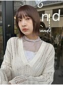 表参道ブリーチダブルカラーショートボブ