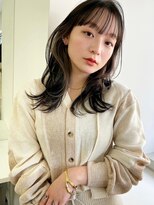 サイン 表参道(SIGN)&nbsp;イヤリングカラーインナーカラーハイライトカラーレイヤーカット