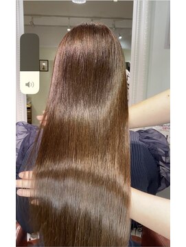 アルル 銀座(alulu) 髪質改善/20代30代/チョコレートベージュ/ロングヘアー