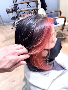 カシータ ヘア リゾート イオンモール熱田店(Casita hair resort) フェイスフレーミング×インナーカラー×ショートボブ×似合わせ