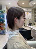 20代/30代/40代/お手入れ簡単！切りっぱなしボブ