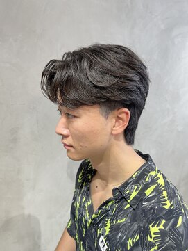 ニコ トウキョウ ヨコハマ(nico) メンズカット/センターパート/ニュアンスパーマ