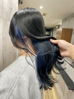 アラレ(ARARE)&nbsp;インナーカラー◇ネイビーブルー