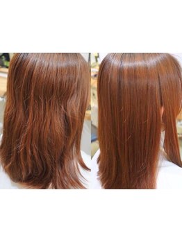 【縮毛矯正/髪質改善】縮毛矯正は傷むと思っている方必見！ダメージレスなストレートで理想のスタイルへ＊