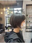 丸みショートボブ