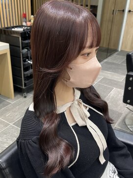 ラテ 渋谷(LATTE) 【ブリーチなし】ピンクブラウンカラー