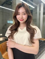 サンバレー(SUNVALLEY)&nbsp;★韓国風レイヤーカット　ロングレイヤー　ブリーチなしカラー