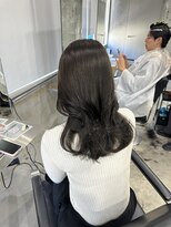 ラック(LUCK)&nbsp;オリーブグレージュ/船橋/くすみベージュ/細めハイライト