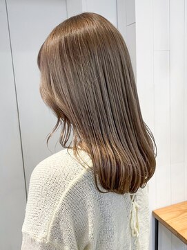 アイティーバイアルバム 藤沢店(IT by ALBUM) ミディアムロング美髪韓国ヘア顔周りレイヤーおくれ毛_ba497891