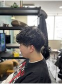 シャドウパーマ+マッシュ