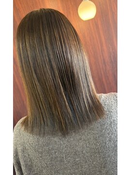 ヘアメイク ウエニ 上本町(HAIR MAKE UE2) 白髪染めしながら自然な明るめブラウンカラーも◎