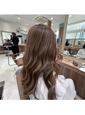 白髪ぼかしハイライトカラー