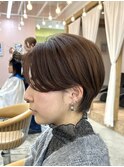 ★耳にかけれる！ハンサムショート！横浜ショート！アッシュ