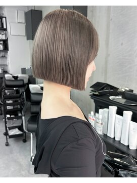 ハロ(Halo) 『 カット＋ブリーチ1回＋カラー 』タッセルボブHalo/new8