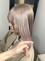 リグ 横浜(Lig.)&nbsp;ミルクティーグレージュブリーチダブルカラーホワイトブロンド