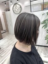 ベルヘアーデザイン 堺東(Belle hair Design)&nbsp;コントラストハイライト/ショートカット/ボブ/ハイライト/堺東