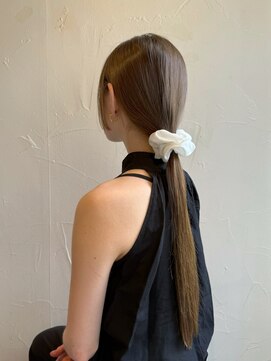 ベル 銀座5丁目店(Belle) 根本から透けるカラー/8トーンくすみベージュ◇