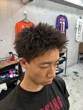 メンズ ラピス(Men's Lapis) スパイキーショート/ピンパーマ