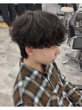 オム ブランシェ(HOMME BLANCHE’) 【Natsuki】ふんわりナチュラルシャドウパーマ