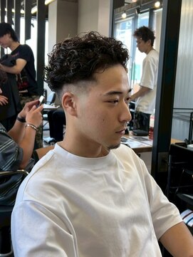 リッチブランドアンドコー(Rich Brand&Co) ショートハーパー メンズパーマ バーバー スペインカール