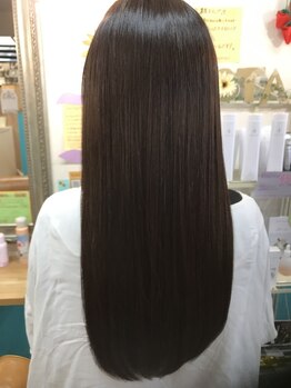 チッカルーチェ(Chicka luce)の写真/髪の傷みが気になる方にオススメ!繰り返すほど艶やかで潤いのある髪に♪カラーやパーマのモチもUP◎