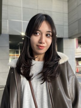 マッシュ アドベ 八戸ノ里(MASHU ADOBE) レイヤーカット/暗髪/ワンカール