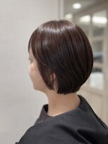 シーループユナイテッドアトリエ(C-LOOP UNITED ATELIER) 春ピンクカラーとすっきりショートボブ【高濃度水素カラー】