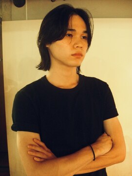 ノラジャーニー(NORA Journey) メンズボブウルフメンズミディアムレイヤーカットメンズウルフ