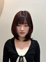 キングダム 鎌倉店 KINGDOM 鎌倉|伸ばしかけレイヤー×ハッシュカット|顔周りカット