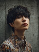 ココ(qoqo) メンズショート メンズマッシュ メンズカット 暗色 眉毛