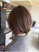 【HAIR lala+】#イルミナ#ボブ#ハイライト#髪質改善