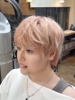 スタジオフォーエイチ(STUDIO 4H) シースルーマッシュ/ラウンドマッシュ/韓国ヘア/ペールピンク