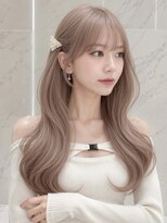 ランテルディ 渋谷(LANTERDIT)&nbsp;【LANTERDIT Risa】ハイトーン ベージュ 顔まわり レイヤー