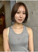 ラインボブ／オリーブベージュ