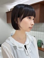 カットライン(CUTLINE)&nbsp;ショートボブミニボブ顔まわり小顔カットレイヤーボブ