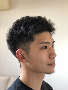 マリブ ヘアリゾート 伊勢崎本店(malibu hair resort) スパイキーショート/短髪ツーブロック/束感/スパイキーショート