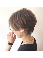 ヘアーワークスヴィクサス 諫早店(HAIR WORKS VIXUS) 【VIXUS】ハンサムショート/ことりベージュ