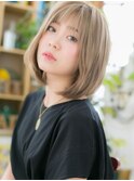 ★レイヤーミディアムナチュラルストレート10代20代30代★7