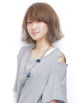 モードケイズ 相模大野店(MODEK's) 【MODEK's 相模大野】斜め小顔バング×くびれセミディ