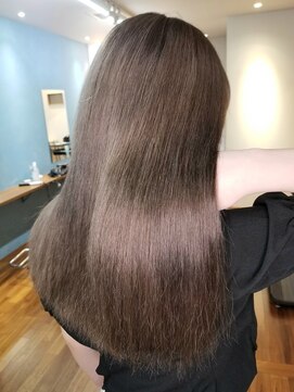 ヘアーリゾート マハナ(HAIR RESORT MAHANA) 【hair resort MAHANA】ロング×ブリーチカラー(グレージュ)