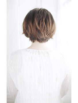 シュシュット(chouchoute) 吉祥寺3分/くすみブルーテラコッタデジタルパーマミニウルフ/044