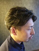 メンズアートヘアー ブーム(MEN'S ART HAIR BOOM) ビジネスにも使えるメンズセンターパート