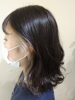 ネオリーブ ジューク 日吉店(Neolive JuQ)&nbsp;【大人インナーカラー☆】　シルバグレー