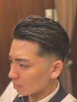 ヒロギンザ 御徒町店(HIRO GINZA)&nbsp;かきあげ風オールバックスタイル