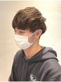 メンズ/くすみブラウン