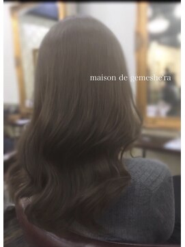 メゾン ドゥ ジェメシェラ(Maison de gemeshe'ra) 艶髪　絹髪　美髪maisongemeshe'ra 色っぽこなれlayer