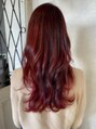 ヘアーデザイン ヴィフ(HAIR DESIGN vif) ブリーチなしのレッド系カラーはお任せください。