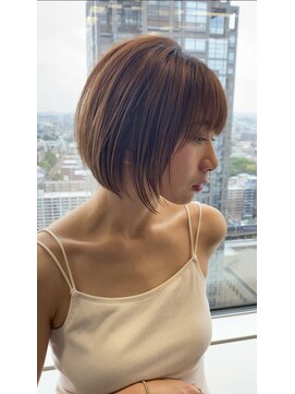 ショコラ アン 横須賀中央 20代30代40代50代60代♪大人気♪大人丸みショートボブ◎